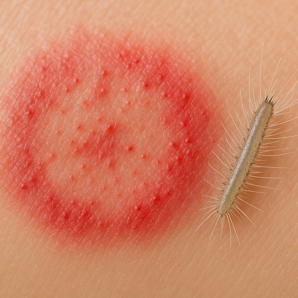 reaction-cutanee-poils-urticants-chenille-processionnaire